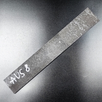 Заготовка для ножа из стали AUS-8 размеры: 200х30х2,5 мм